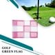 thumbnail image 5 of Accesorios de golf para Hombres Chipping Golpear Gota Envío Plaid Pattern Familia Balcón Oficina Marcadores Transporte Bandera Regalos Rosa Tela blanca AweSitey OD003716-04, 5 of 7