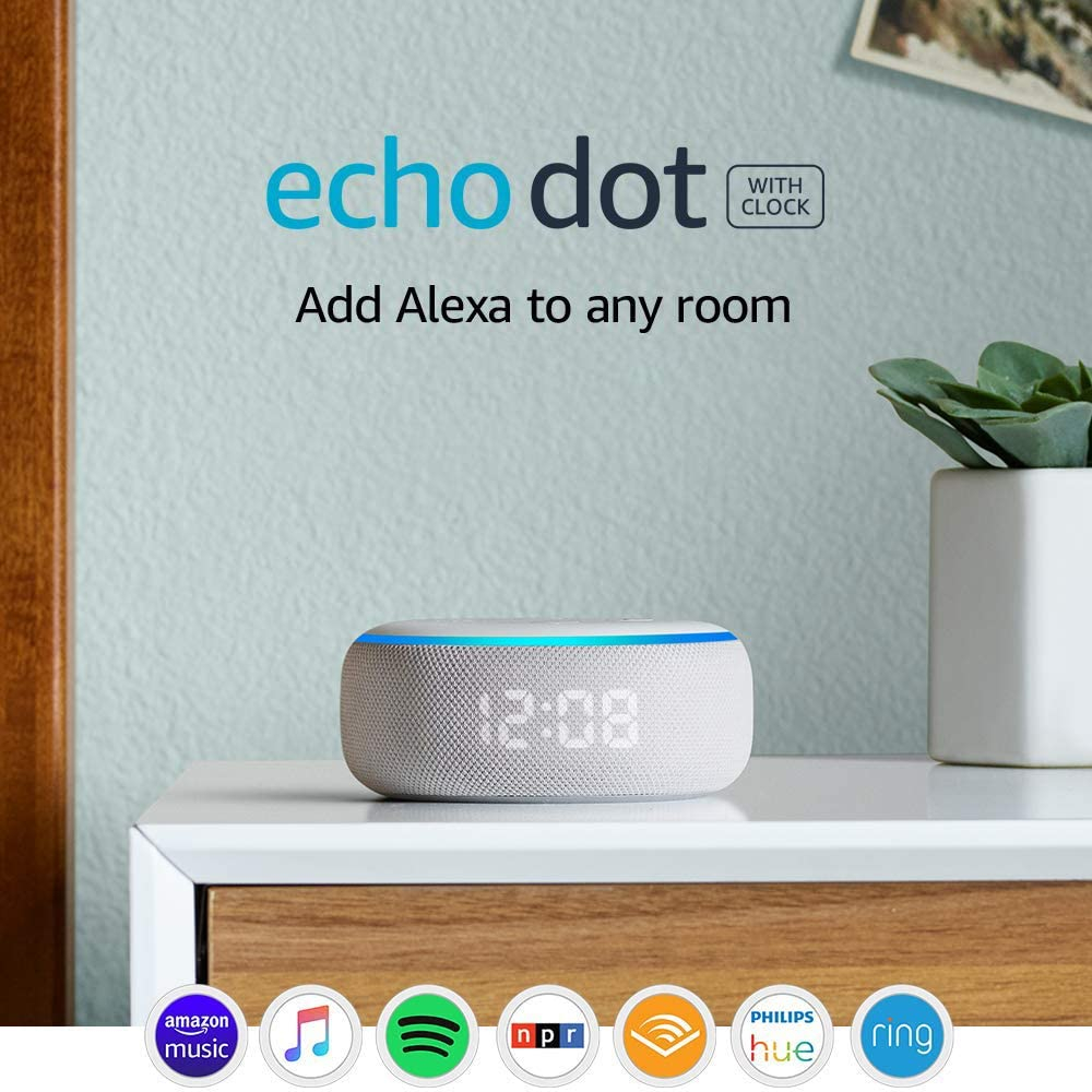 Amazon Echo Dot (3a Gen) - Alexa (con reloj) | Walmart en línea