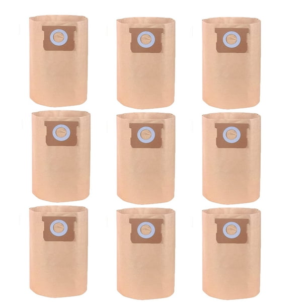 Vacuum Replacement Dewalt DXVA194101 Filter Dust Bags 6 to 10 Gallon