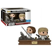 Funko POP! Star Wars Movie Moments: Luke Skywalker and Princess Leia Trash Compactor, Vinyl Figure