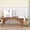Brown 43Inch, variant on Large Rustic Wood Bench, 43" Long Entryway Console Table