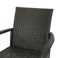 thumbnail image 5 of Afuera Living Outdoor Wicker Dining Chair in Multibrown (Set of 2), 5 of 13