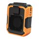 thumbnail image 2 of Ventilador De Cintura Portátil Ventilador Colgante De Cintura Manos Libres Para Jardinería Viajes Al Aire Libre Naranja, 2 of 9