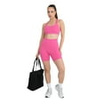 thumbnail image 3 of YITTY Active Women's and Women's Plus UltraLuxe Strappy Medium Impact Bra, Athleisure, 4-Way-Stretch, Sizes XS-4X, 3 of 6