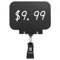thumbnail image 1 of 10pcs Réglables en Plastique Signe Porte-Étiquettes Noir Ensemble, Clip-on Style Rotatif Étiquette Étiquette Porte-Étiquettes pour Affichage, Porte-Signes de Pince Réutilisable pour les Magasins, Supermarchés, Magasins de Fruits de Légumes, 1 of 7