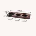 thumbnail image 3 of IROINID Decorations for Home Tables,Modern Room Decorations,Tamping StationSapele Coffee Bar Organizer with Non Mat Multi-Slot for Counter Holds TamperDistributorBasket, 3 of 6
