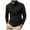 Black, variant on Jalioing Men's Fall Tops Classic Solid Long Sleeve Golf Shirt Dressy Fashion Collared Button Shirts with Pocket