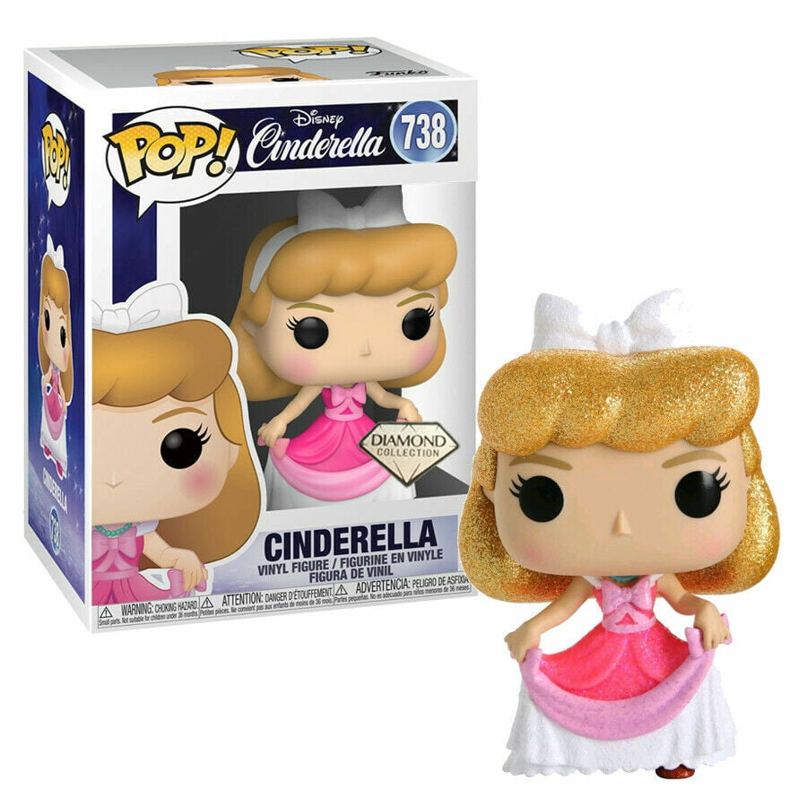 Vinyl Figure #738 Cinderella in Pink Dress Funko POP POP Disney Cinderella 