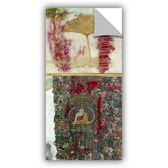 ArtWall Elena Ray "Medicine Buddha" Art Appeals Removable Wall Art