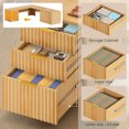 thumbnail image 4 of Fluted 78.7" L Shaped Computer Desk with 6 Drawers, Corner Office Desk, 4 of 7