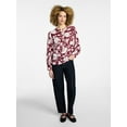 thumbnail image 2 of Time and Tru Women's Lace Yoke Shirt with Long Sleeves Sizes XS-XXXL, 2 of 6