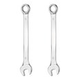 thumbnail image 1 of 2Pcs Combination Wrench 15mm Metric 12-Point Box and Open End 45# Carbon Steel, 1 of 7