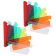 thumbnail image 4 of BRIGHTFUFU 60 pestañas de plástico insertables para carpetas de archivos de colores, ideales para hoteles y escuelas., 4 of 8