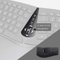 thumbnail image 4 of Perixx Periduo-605, Clavier Ergonomique Sans Fil et Combo Souris Verticale, Repose-Poignets Réglable et Touches à Membrane Profil Bas, Noir, US English, 4 of 7