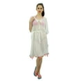 thumbnail image 6 of Bimba Sheer Kimono Kaftan Beach Cover-Up For Womens With tassel Details, 6 of 9