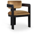 thumbnail image 4 of Pemberly Row Contemporary Saddle Velvet Dining Chairs (Set of 2), 4 of 10