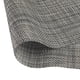 thumbnail image 4 of Juego de manteles individuales REGALWOVEN de 6 manteles tejidos para decoración de mesa de cocina, lavables, manteles de mesa interiores, manteles limpiables en negro y gris de 18x12 pulgadas, 4 of 6