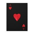 thumbnail image 2 of Ace Of Hearts Black Surface Playing Card Canvas Wall Art for Home Decor Ready-to-Hang, 2 of 18