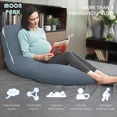 thumbnail image 4 of Almohada de embarazo MOON PARK en forma de U para todo el cuerpo, gris, con funda, 4 of 7
