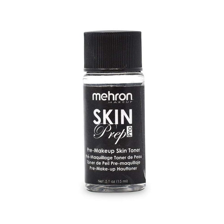  Mehron Makeup Skin Prep Pro Mattifying Skin Toner  Long  Lasting Pre-Makeup Skin Primer (1 fl oz) : Beauty & Personal Care