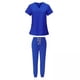thumbnail image 1 of 2x Conjunto De Uniforme Médico Femenino, Ropa De Trabajo De Enfermera Lavable A Máquina Para Salón De Belleza, 1 of 8
