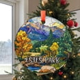 thumbnail image 2 of Custom Estes Park Colorado Ornament | Faux | Unique Souvenir |Vacation Travel Gift | Holiday |Christmas Decor, Holiday Keepsake, Xmas Tree Hanging Decoration, Seasonal Gift Idea, C, 2 of 5