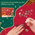 thumbnail image 3 of 2024 Newly Fashionable Nail Accesseries Advent Calendar for Christmas, New Year Decor, 24 Pcs Surprise Nail Decor for Wife Lovers, Girlfriend Friends Yourself, 3 of 5