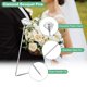 thumbnail image 2 of Paquete de 100 alfileres de corsage, alfiler recto transparente de diamante de 3.8 cm para bodas, 2 of 7