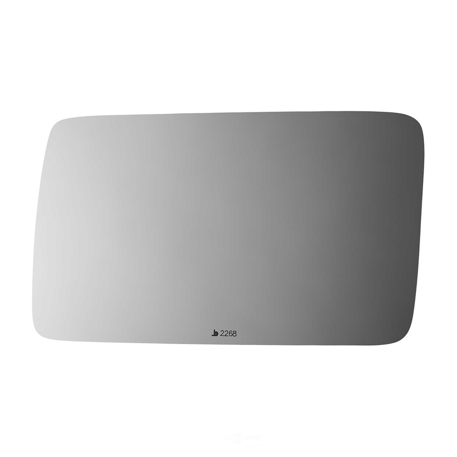 Burco Side View Mirror Replacement Glass - Clear Glass - 2268