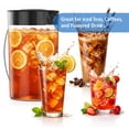 thumbnail image 5 of Mainstays Iced Tea and Iced Coffee Pitcher with Lid, 2-Quart, 5 of 8