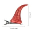 thumbnail image 2 of LEDMOMO 4Pcs Glitter Horn Hair Clip for with Hair Decoration for Adults, 2 of 8