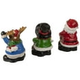 thumbnail image 5 of Northlight Santa, Snowman and Reindeer Christmas Stocking Holders - 5.25" - Set of 3, 5 of 5