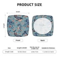 thumbnail image 5 of Haiem Pizza Printed Square Couch Cushion Covers, Floral Sofa Cushion Covers Replacement, Stretch Couch Covers for Couch-16.9in, 5 of 8