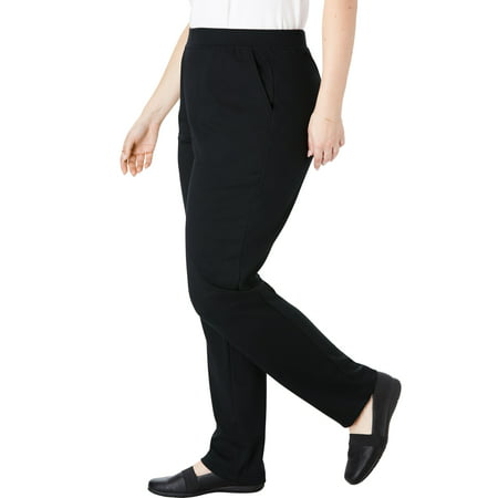 Woman Within Plus Size Tall Straight Leg Ponte Knit (Best Ponte Knit Pants)