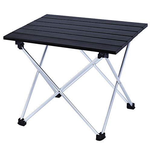 LIANTRAL Camping Table, Portable Outdoor Lightweight Folding Camp Table Stool- Small Compact 