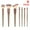 B, variant on Makeup Brush Set for Face and Eyes, Soft Foundation Blush Shadow Brushes