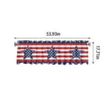 thumbnail image 2 of Rvasteizo Living Room Curtains, American Flag Pattern With Stars And Translucent Stripes, For Windows, Eyelets, 2 of 5