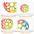 thumbnail image 2 of Sonajeros grandes de Color aleatorio, bola para el desarrollo de la inteligencia del bebé, campana de mano para agarrar, juguetes con agujeros para morder divertidos, juguete infantil, 2 of 7