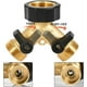 thumbnail image 1 of Grifo doble para lavadora ZHCH distribuidor en Y de 2 vías 6 pulgadas, 1 of 5