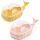 thumbnail image 1 of 2 jaboneras con drenaje, jabonera de plástico con tapa, jabonera colorida para mantener el jabón seco y limpio, jabonera para baño, ducha, cocina (rosa/amarillo) ER, 1 of 5