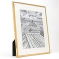thumbnail image 3 of Lawrence Frames 10.98" x 12.91" Metal Picture Frame, Gold, 3 of 4
