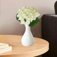 thumbnail image 4 of Artificial Hydrangea Bouquet, Realistic Fake Flowers for Wedding Home Decor, Low Maintenance Plastic Stems with 5 Colors, Allergy-Friendly, 18x7 Inch, 4 of 5