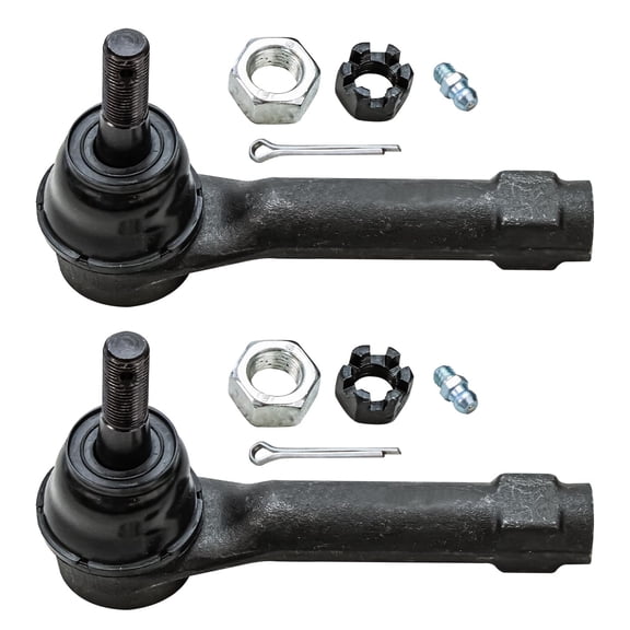 Detroit Axle - Front Tie Rods for Chevy GMC Silverado Suburban Sierra Yukon XL 1500 2500 Avalanche 1500 Tahoe Yukon, Cadillac Escalade ESV EXT, 2 Outer Tie Rod Ends Set Replacement