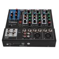 thumbnail image 1 of Mezclador de Sonido USB, Amplia Compatibilidad de 4 Canales Mezclador Profesional Ajuste de la Perilla para el Rendimiento del Escenario, 1 of 7