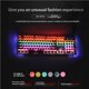 thumbnail image 3 of Teclado retroiluminado, receptor ABS de mano, redondo, fuerte estabilidad, ergonomía suave, teclas, cubierta, ordenador portátil para el hogar, Juegos de teclado y mouse para computadora Blanco, 3 of 5