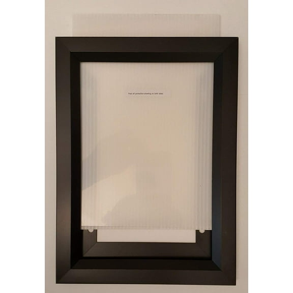Elevator Inspection Certificate Frame 6" X 9" Black ( Heavy Duty - Aluminum)