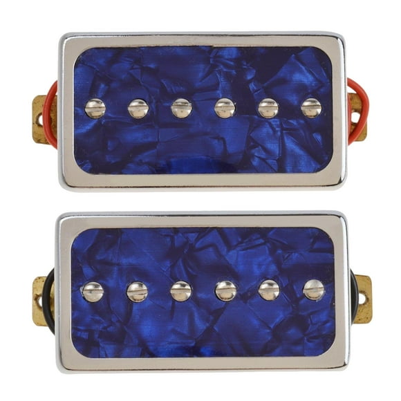 lionlar Soap Bar Electric Guitar Single Coil Pickups Durable Electric Guitar Neck Bridge Blue Pearl