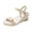 Yellow, variant on Womens Espadrilles Buckle Ankle Strap Wedge Sandals Open Toe Fashion Band 2026 Summer Dressy Wedges Heels Black Size 8.5