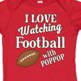 thumbnail image 4 of Inktastic Poppop Football Watching Grandson Boys or Girls Baby Bodysuit, 4 of 5