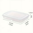 thumbnail image 6 of PanBiqintyy 4-Compartment Reusable Food Storage Box with Lid – Clear Plastic Organizer for Fruits Meats and Vegetables  Vegetable Storage, 6 of 7